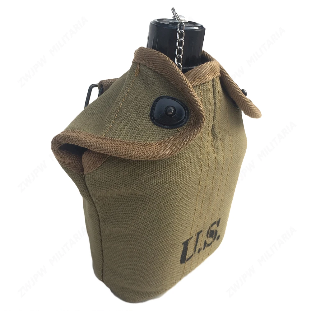 WW2 US Army Military M-1910 1945 Outdoor Camping Hiking  Kettle 1 L  with Cover