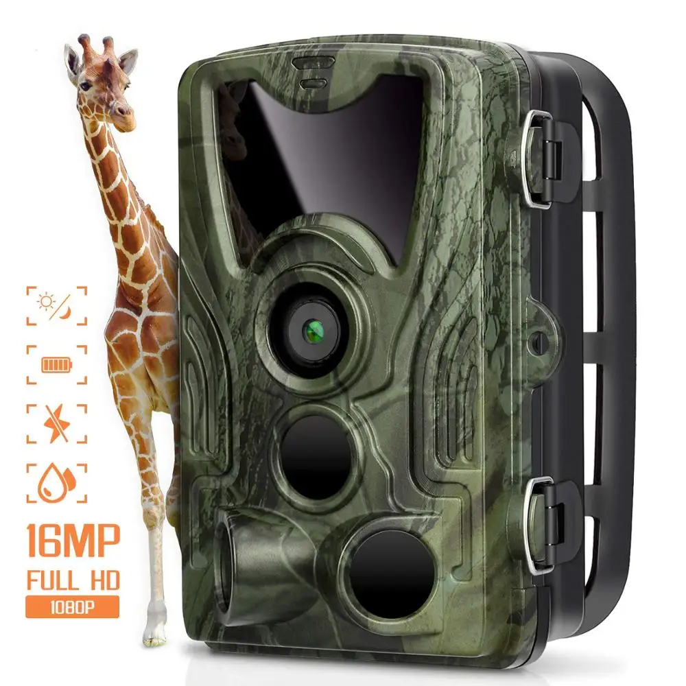 Wilde Kameras Trail Jagd Kamera HC801A 20MP 1080P IP65 Wasserdichte PIR Sensor Wildlife Überwachung Tracking