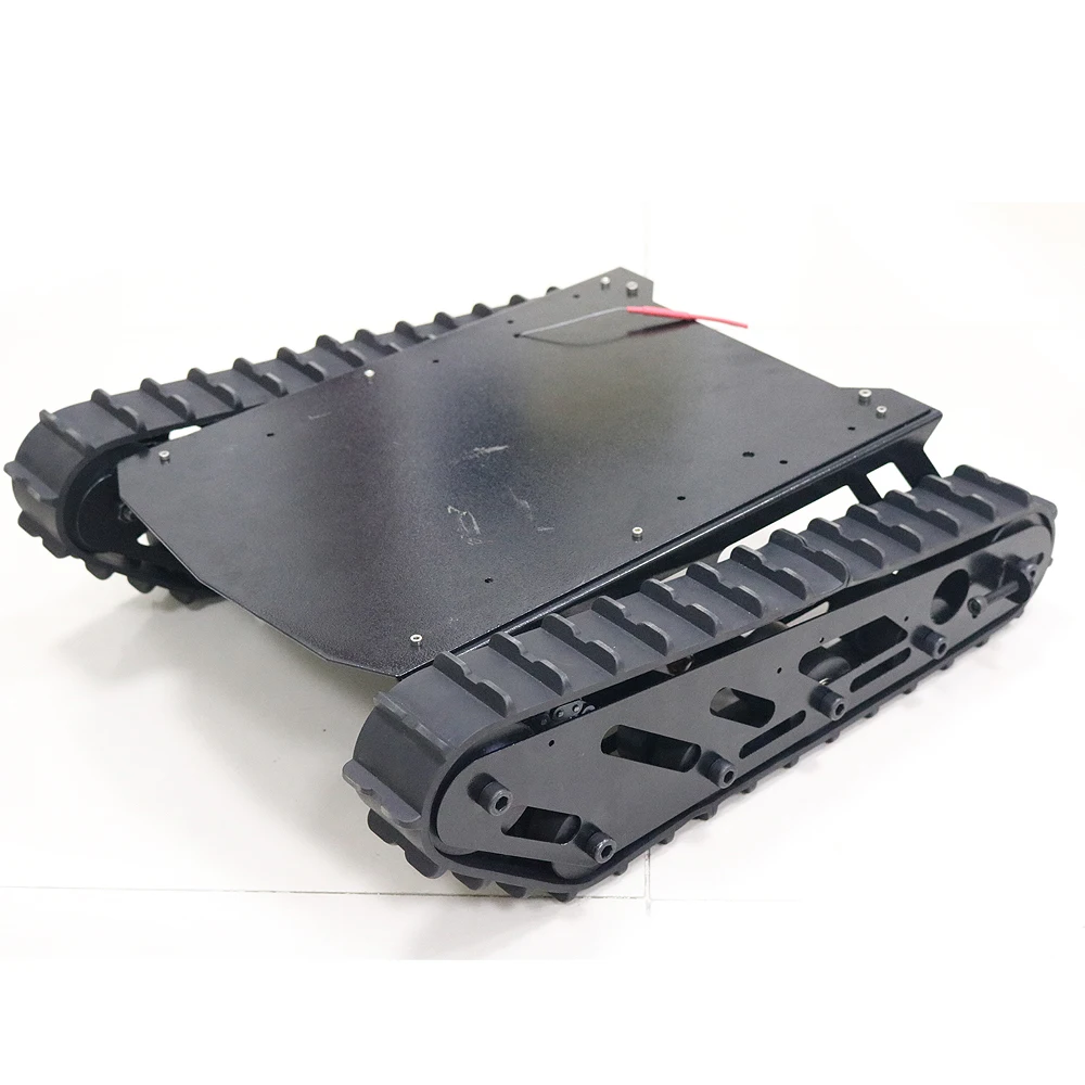 

15kg Load T007 Robot Tank Chassis With Rubber Tracks+ Big Power Motor For Arduino Robot Project