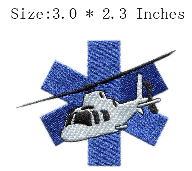 Medical assistance embroidery patch 3.0