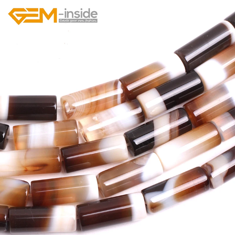 8x20mm Column Shape Botswana Agates Beads Natural Stone Beads Loose Bead For Jewelry Making Strand 15 Inches Wholesale !