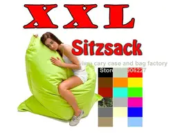 XXL duże dorosłych sitzsack beanbag, relaks worek fasoli leżak, wysokiej jakości fasoli siedzenia, leniwy poduszki, bez wypełniania-darmowa wysyłka