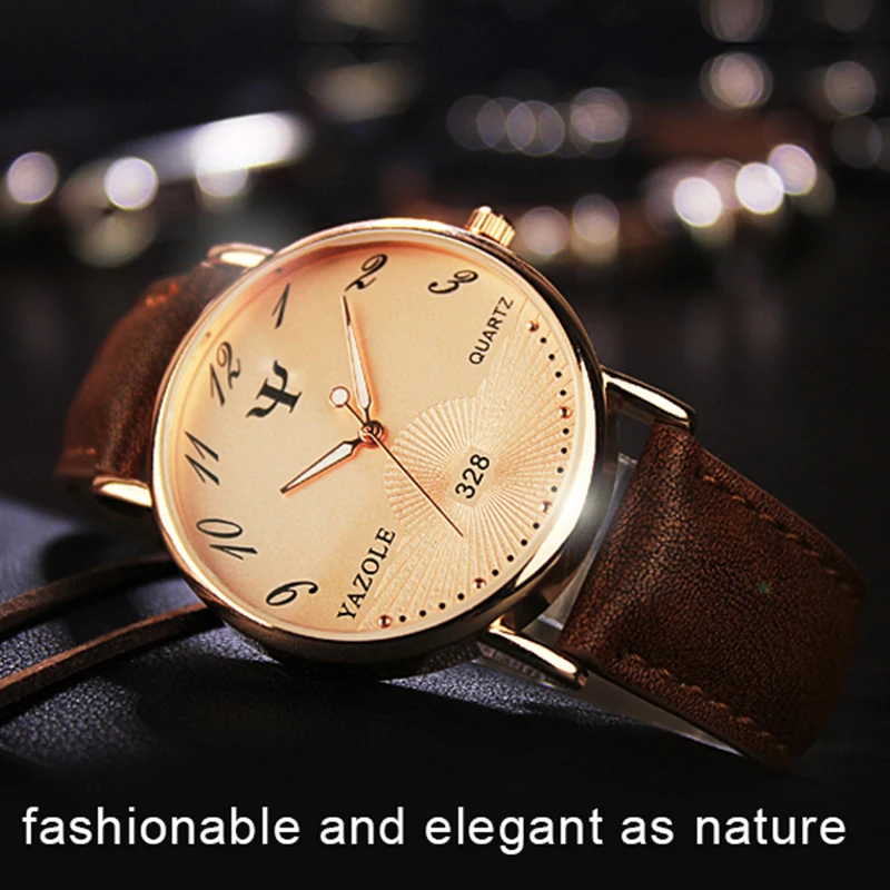 YAZOLE Top Brand Luminous Wrist Watch Fashion Business Men\'s Watch Quartz Watches Male Clock relojes hombre Relogio Masculino