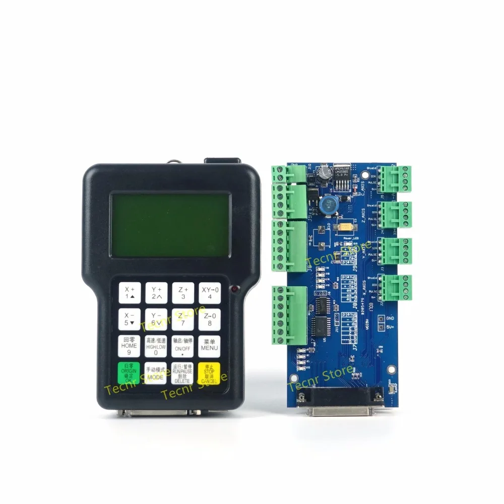 RZNC 0501 DSP Controller 3 axis control card system for CNC router handle remote English version HKNC 0501HDDC DSP0501
