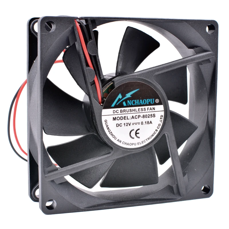 COOLING REVOLUTION 8cm 8025 80mm fan 12V 0.18A Air volume computer chassis fan CPU fan power cooling fan