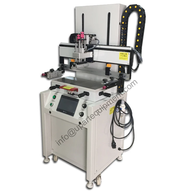 Automatic Flat Bed  Logo Screen Printer Machine Price