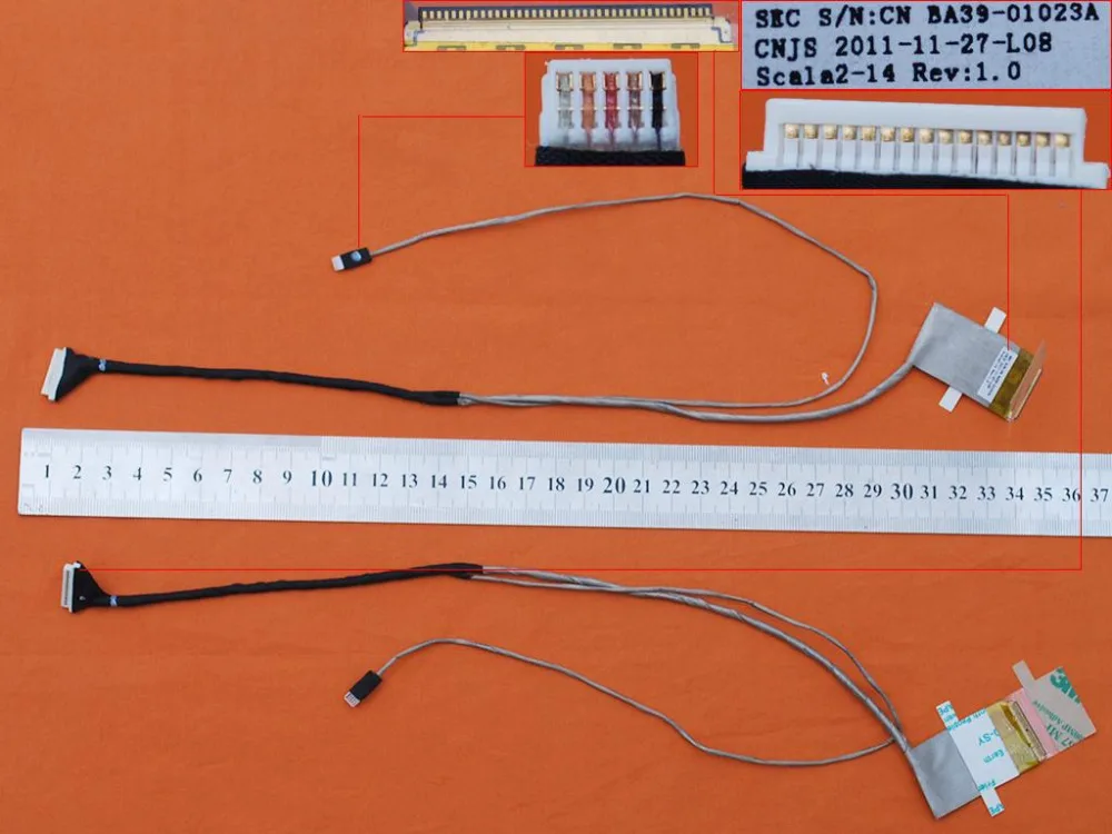 New Laptop LCD Cable For SAMSUNG RV410 RV411 RV412 RV408 RV413 E3415 RV415 RV420 RC410 PN: BA39-01023A Screen LVDS Connector