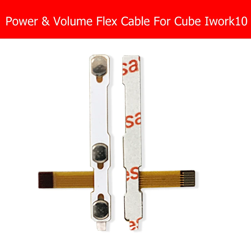 Genuine new Power & Volume Flex Cable For Cube Iwrok10 Power Up/Down  & Volume Button Control Ribbon Replacement Repair