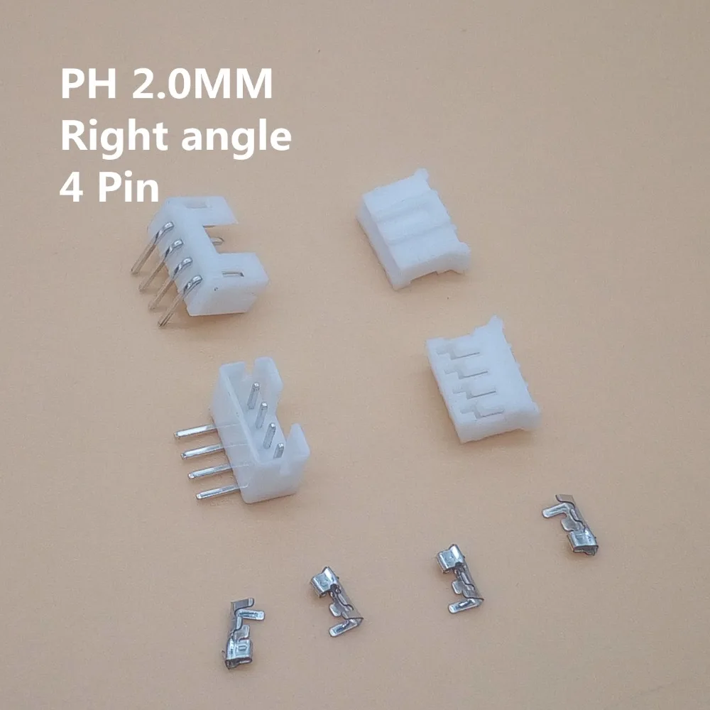 20 sets 2-12pin 2.0mm Pitch PH 2.0 Terminal/Housing/Right Angle Pin Header Connector Wire Connectors Adaptor Kit PH2.0