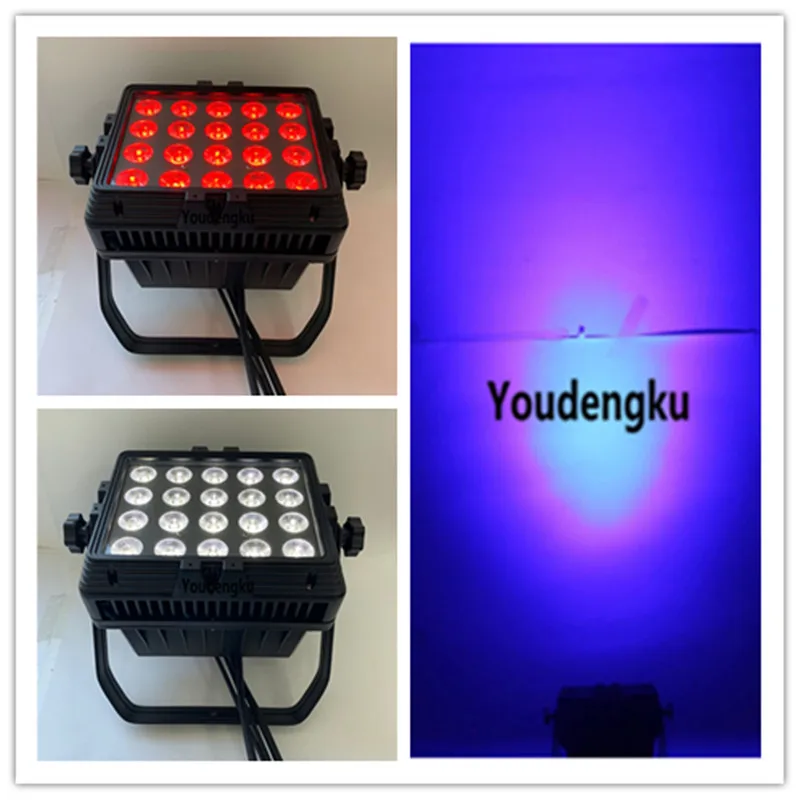 10 pcs 20x18w Lyre DJ Wash IP65 RGBWA UV LED Wall Washer 6in1 outdoor led pr city color lights