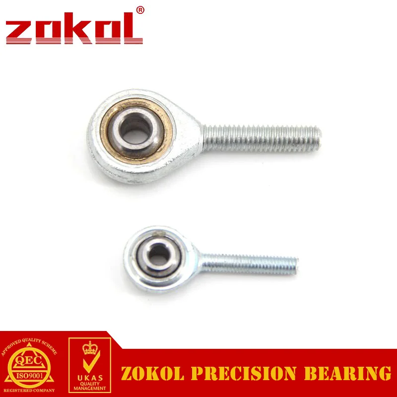 

ZOKOL bearing SA08T/K Male Thread Right-hand Rod End bearing M8*1.25mm