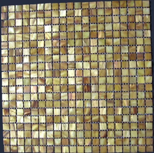 15mm Brown Oyster mother of pearl Shell Mosaic tiles for kitchen backsplash bathroom wall tile DIY accoreiss