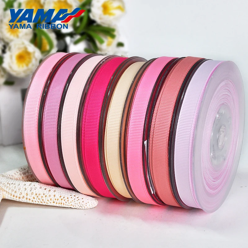 YAMA Black White Red Wholesale Grosgrain Ribbon 50mm 57mm 63mm 75mm 89mm 100mm 100 yards/lot 2\