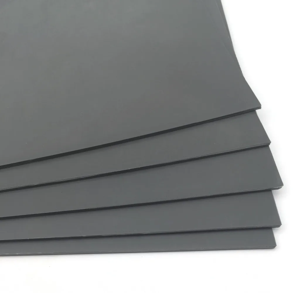 1pc Gray Laser Rubber Sheet Oil Abrasion Resistance Laser Engraving Stamp for Laser Printing Machine A4 297 x 211 x 23mm