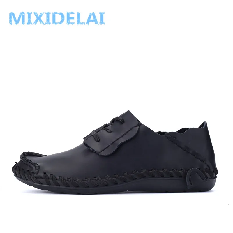 Men Leather Shoes Casual 2024 Autumn Fashion Shoes For Men Designer Shoes Casual Breathable Big Size Mens Shoes Comfort Loafers