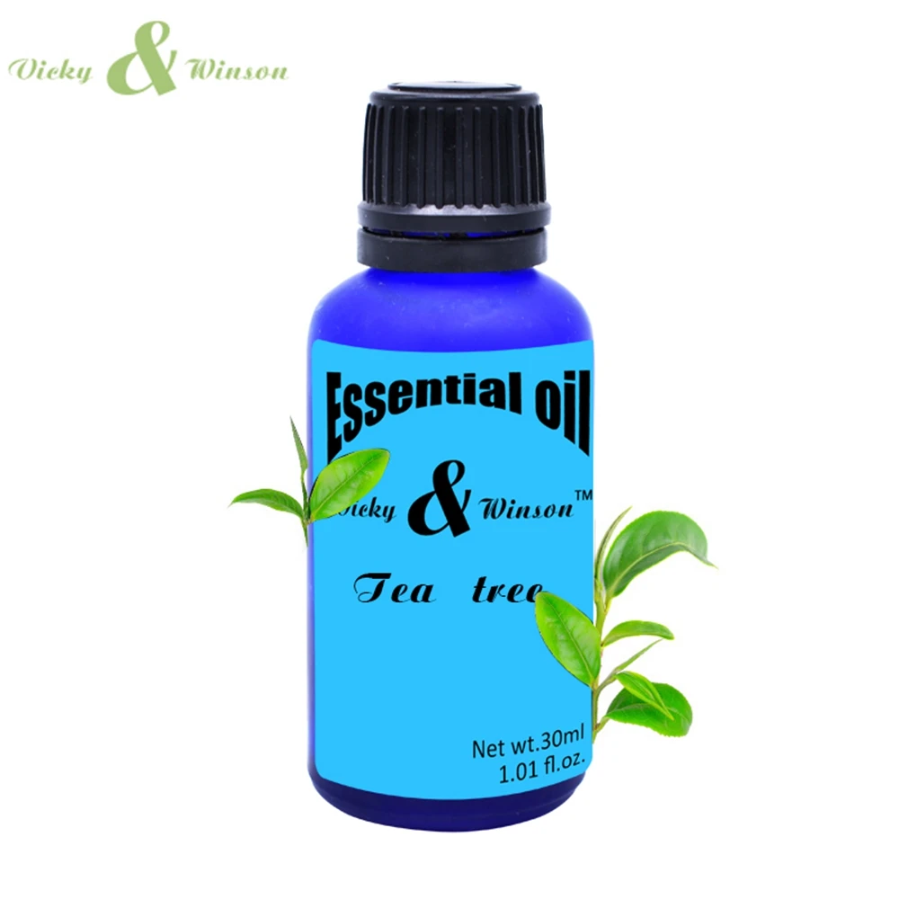 Vicky e winson Tea tree aromaterapia oli essenziali 30ml di Acqua-solubile in umidificatore vegetale puro aroma deodorizzazione