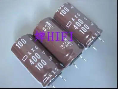 2018 gorąca sprzedaż 10 sztuk/30 sztuk japonia oryginalny NIPPON 400v100uf kondensator elektrolityczny 100uf 400V KXG HF 18*30 darmowa wysyłka