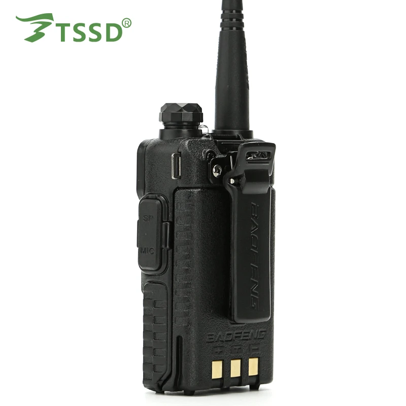 100% Original Baofeng BF-UV5R 5W Walkie Talkie Mini FM Transceiver Professional Interphone Free Headset