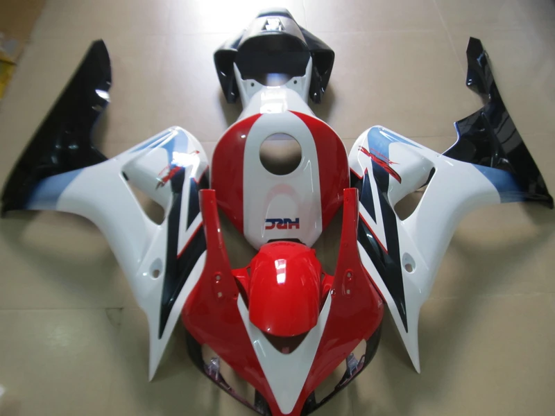 100% fit for Honda injection molding fairings CBR1000RR 2006 2007 red white black fairing kit CBR 1000RR 06 07 OT03