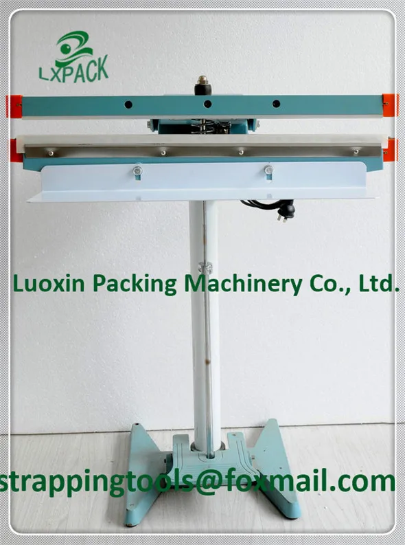 

LX-PACK Brand Long type foot heat sealer 300-1400mm Foot Pedal operated double impulse heat sealers Pedestal Impulse Sealers