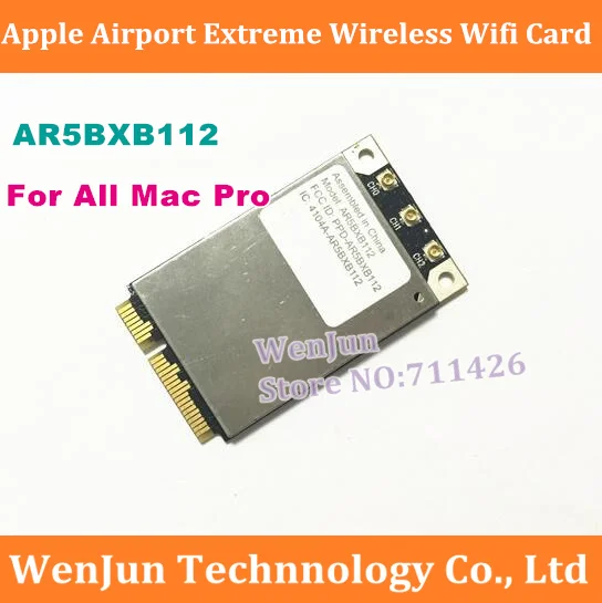 1PCS High Quality Airport Extreme AR5BXB112 Wireless WIFI Card For All M ac Pro 2006-2012 machine AR9380