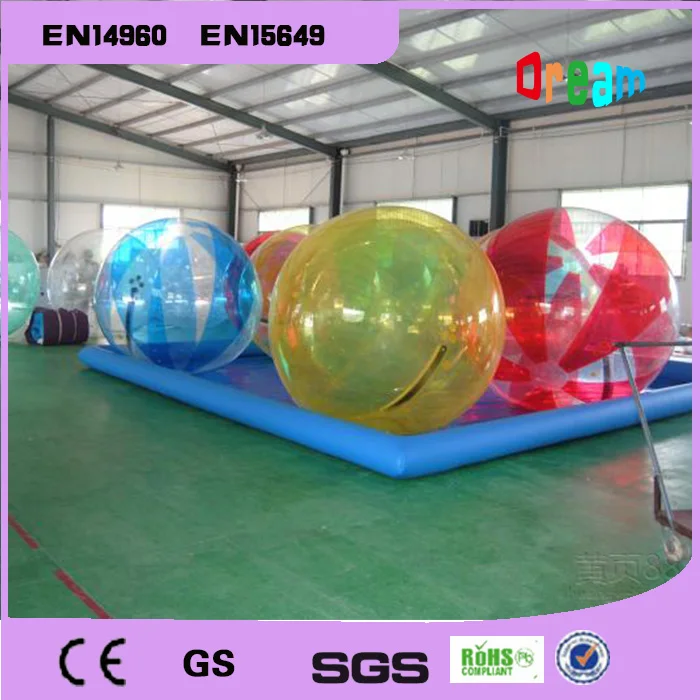 1.8m 0.8mm PVC Inflatable น้ําลูกเดินมนุษย์หนูแฮมสเตอร์ Ball Inflatable Zorb Ball Body Zorb Ball เล่นน้ํา