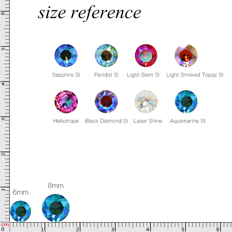 Rhinestone Strass Shimmer Gems Round Flower Decoration Crystal Rhinestone K9 Best 50Pcs Color Strass Pointback Crystal Garment