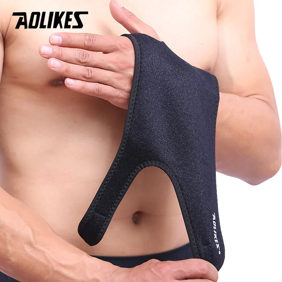 AOLIKES 1PCS Weight Lifting Gym Training Sports Wristbands Wrist Support Straps Wraps Hand Carpal Tunnel Injury Splint