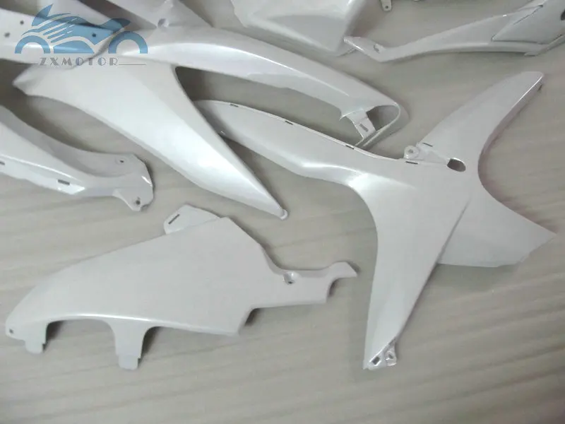 ABS Fairing kits for SUZUKI 2008 2009 2010 GSXR600 750 K8 motorcycle fairings kit GSXR 600 K8 K9 08-10 white bodywork