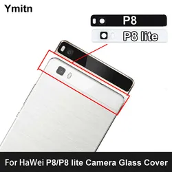 New Ymitn Housing Top Gass Back Rear Camera lens Camera cover For Huawei p8 p8 Lite