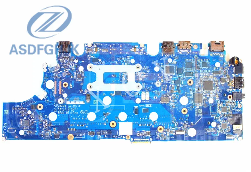 FOR Dell Latitude E7450 Laptop Motherboard R1VJD i5 5300U CPU LA A961P CN-0R1VJD 0R1VJD 100 Test ok