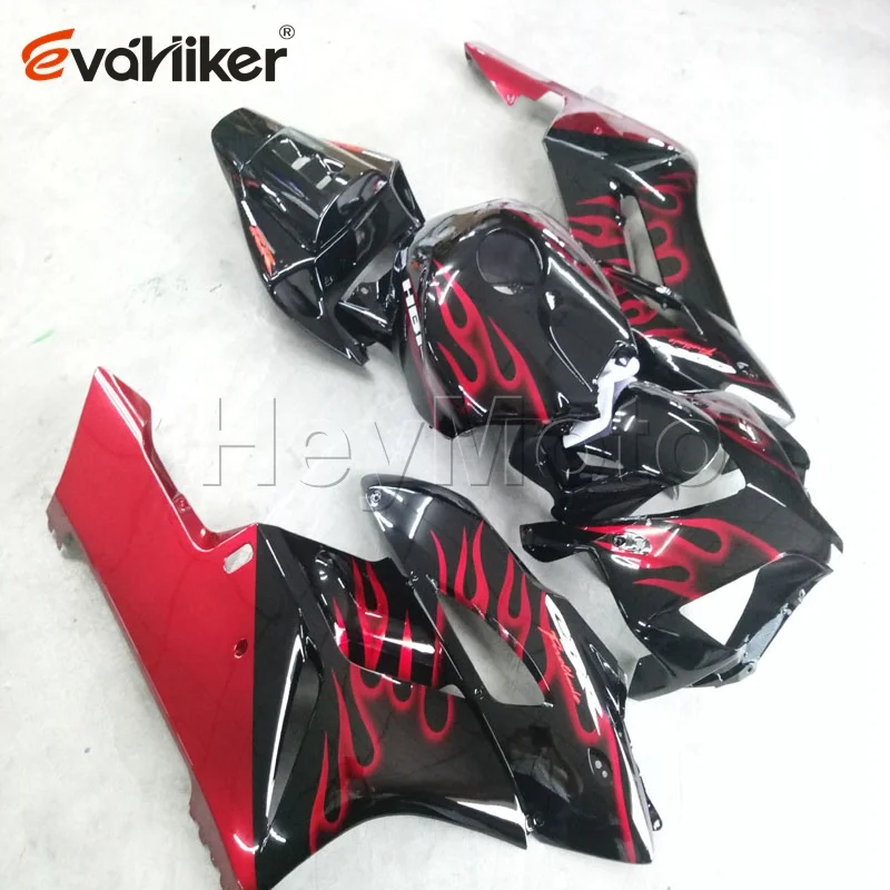 ABS motorcycle fairing for CBR1000RR 2004 2005  red flames CBR 1000 RR 04 05 motorcycle bodywork kit Injection mold