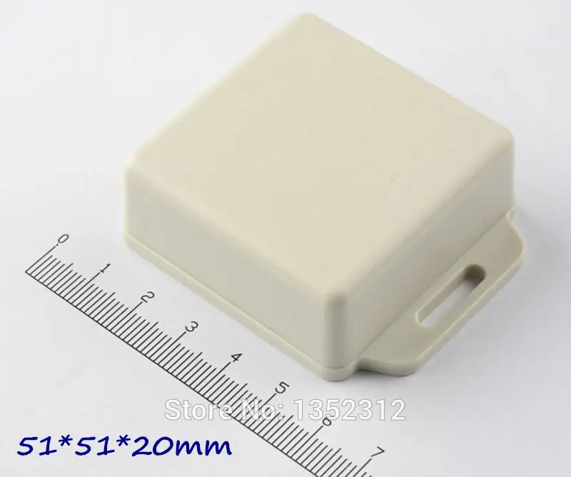 20 pcs/lot 51*51*20mm wall-mounted plastic box for electronic abs housing DIY project case DIY small junction box outlet box