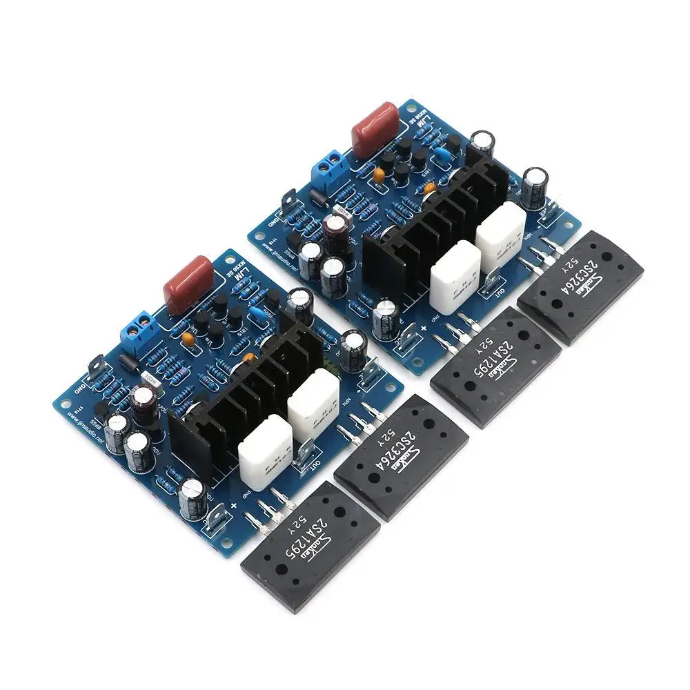 

Assembly 2PCS MX50 SE LAPT 2SA1295 2SC3264 Power amplifier board Dual Channel power amp