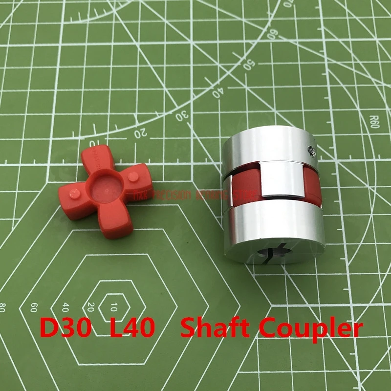 Rodamientos D30 Bearing Rolamentos D30L40 Flexible Spider 5mm 6mm Plum Coupling Shaft Coupler 5mm To 16mm Cnc Stepper Motor