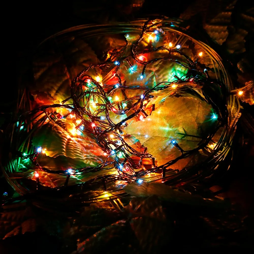 LED String lights 4M 100Leds Holiday  Multi color with controller Factory sale for Party Garden Birthday Christmas tree Decor