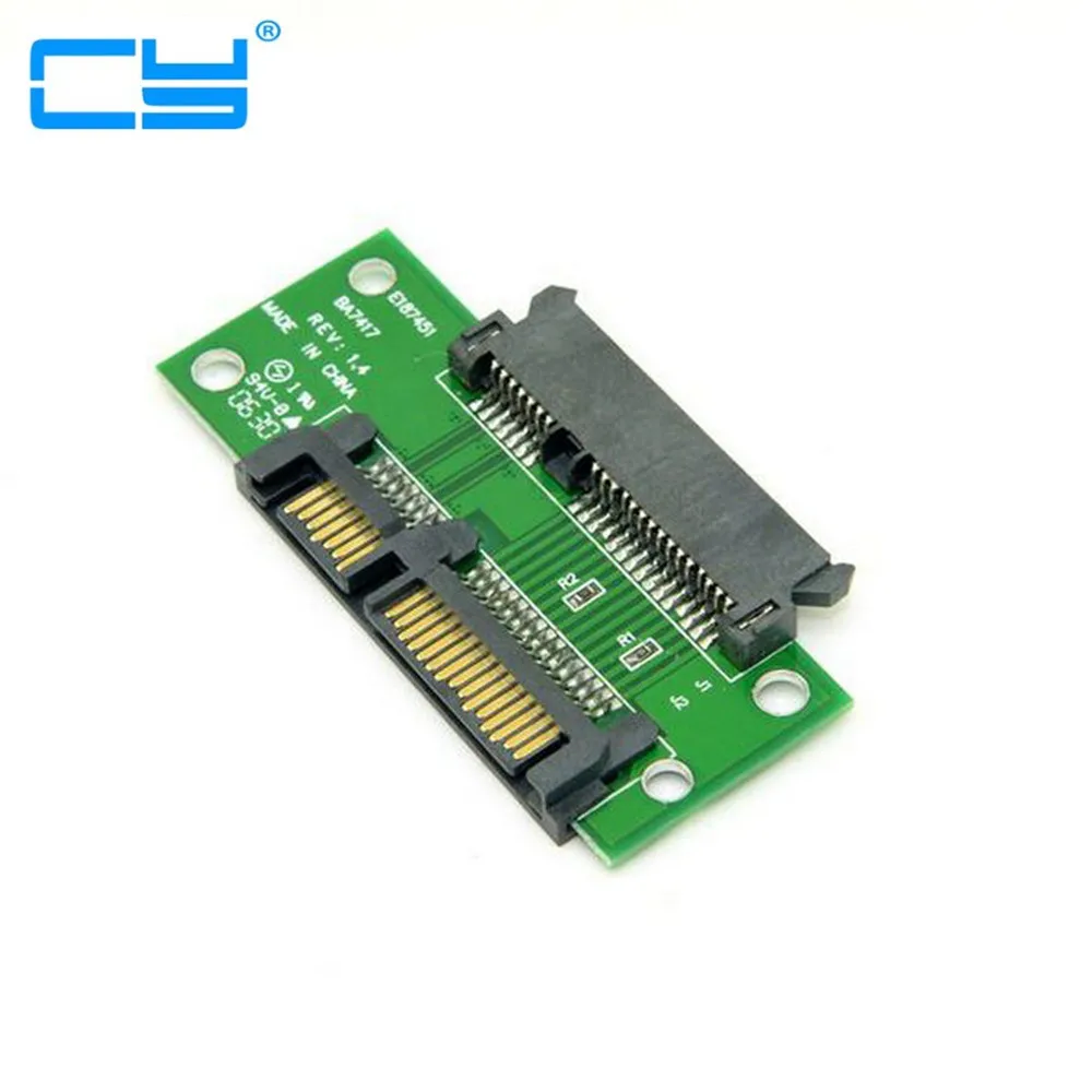 

3.5 "& 2.5 polegada 22 Pin 7 + 15 P SATA Masculino para Feminino Extensao Adaptador Conversor PCB Brasil russia Atacado