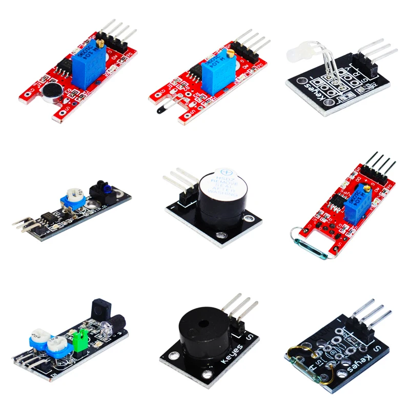 New Ultimate 37 in 1 Sensor Module Kit for Raspberry Pi 3 compatible arduino uno r3 high quality diy kit without assortment box