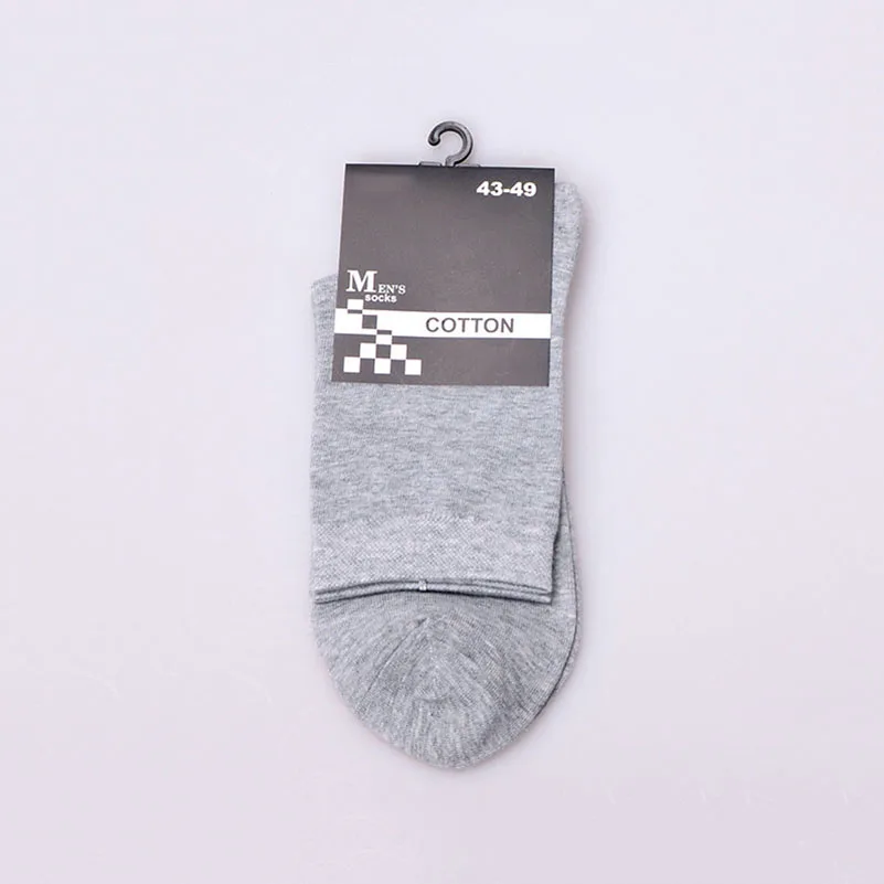 10PCS=5 Pairs Men Cotton Socks Plus Extra Large Big Size 45,46,47,48,49 Business Dress Socks Long Tube Crew Meias Calcetines Sox