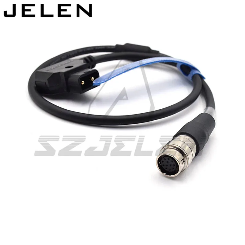 DTAP to 12 Pin Hirose Coiled Power Cable for B4 2/3\