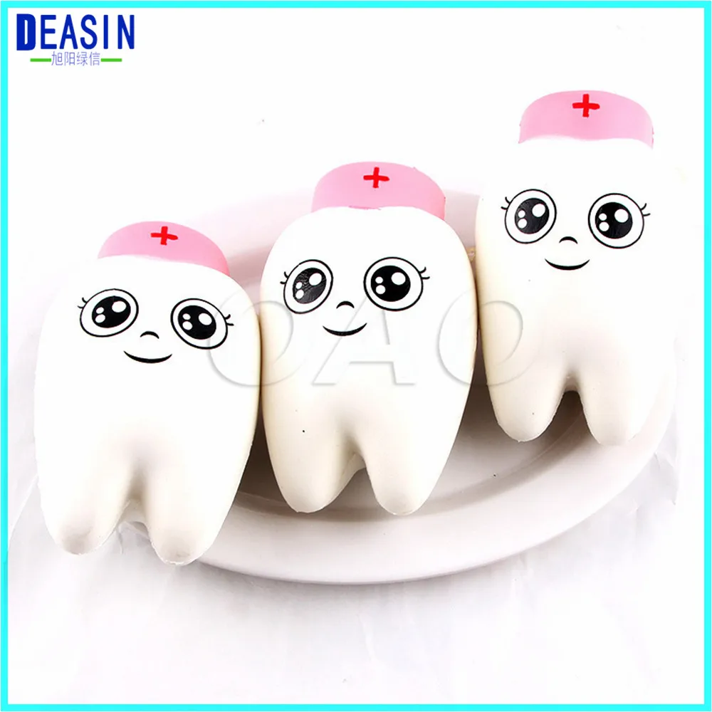 

10PCS New Listing Of Super Cartoon Teeth Pendant Elastic Slow Slow Rebound Decompression Toys To Vent Toys