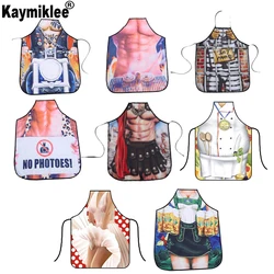 Sexy Kitchen Apron For Woman And Man Cartoon BBQ Party Apron Kitchen Gadgets Kitchen Dinner Party Baking Aprons CWQ042