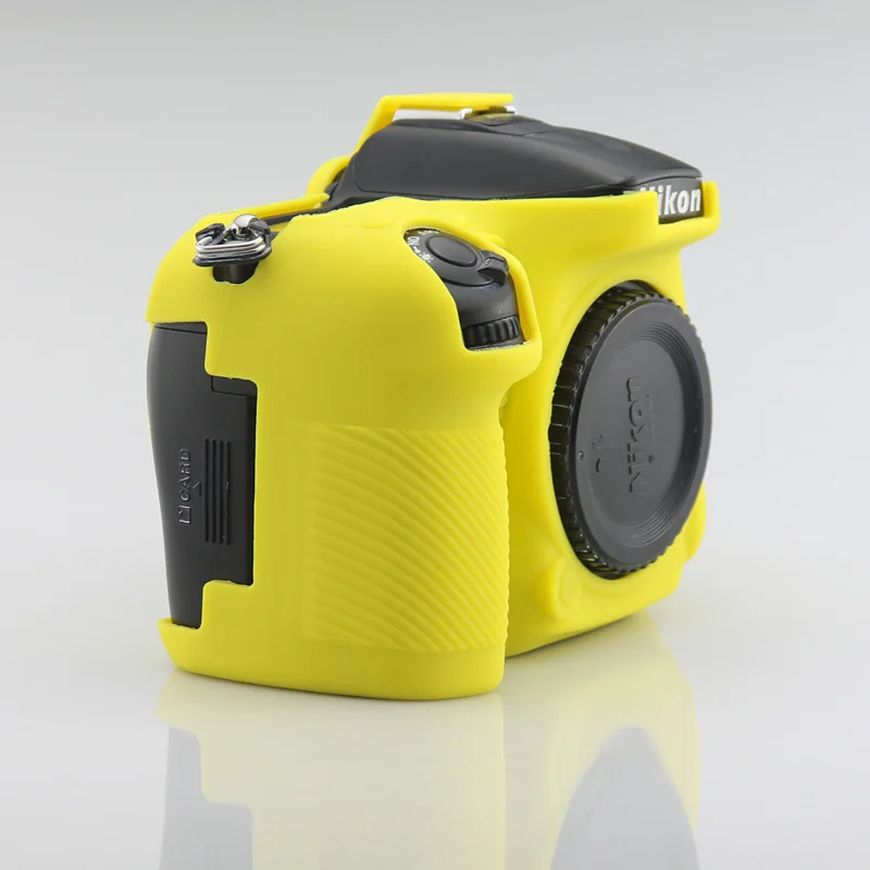 Suave bolsa de cámara SLR funda de silicona de caucho de la cámara para Nikon D7200 D7100 D610 D600 D5300 D750 D3400 D5500 D810 D7500