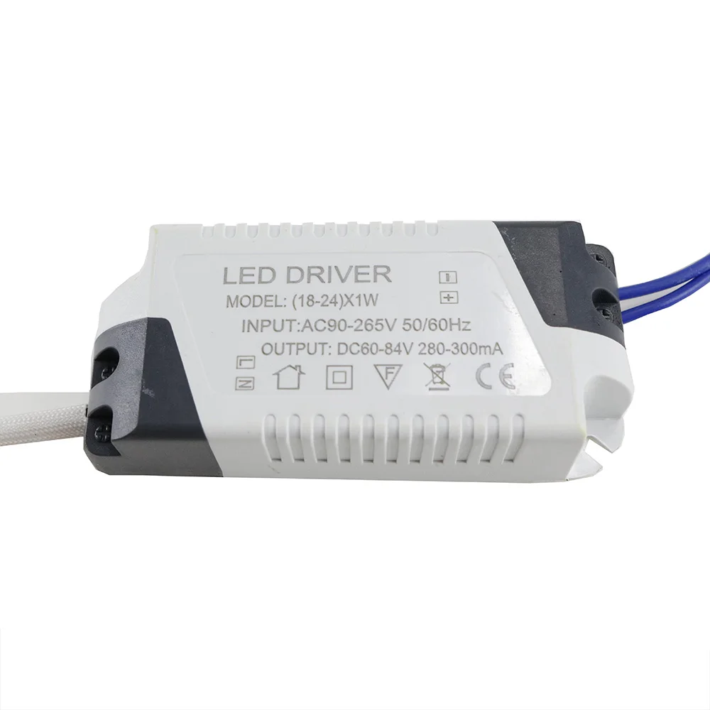 (18-24)x1W LED External / inside Driver 240mA-260mA DC60V ~ 84V Led Driver 18W-24W Power Supply AC 110V 220V for LED light 1pcs