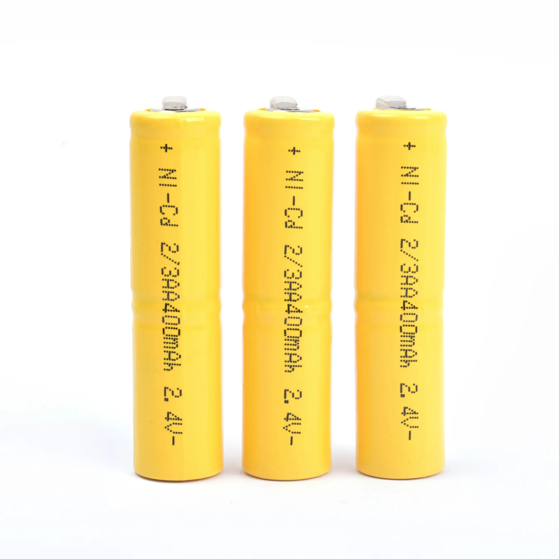 GTF 1-10pc 2/3 AA 2.4v 400mAh Battery 2/3 AA 2.4V Ni-CD Rechargeable Battery for Electric Shaver Toothbrush Razor LED Light Cell