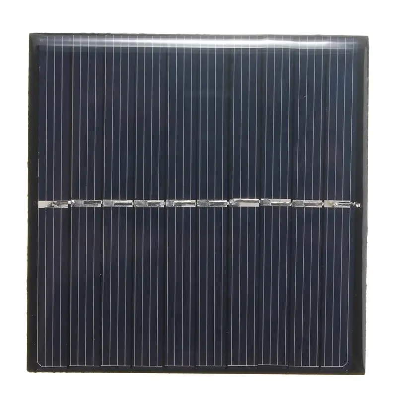 Fovigour 0.8W 5V 160mA Mini Solar Cell Epoxy Polycrystalline Small Solar Panel Module DIY 80*80MM