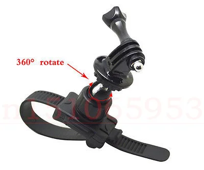 Roll Bar Zip Mount For GoPro Hero 1/2/3/3+/4 Fits Cage Handlebar Seatpost Bike