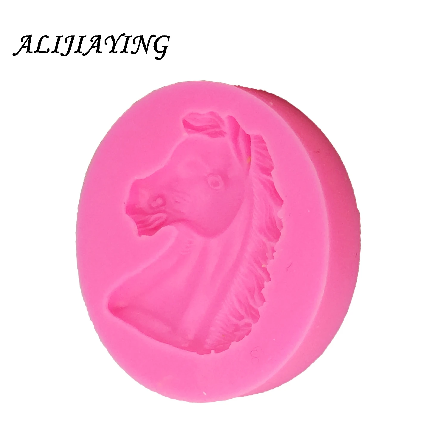 Horse\'s head Silicone Mold Fondant Cake Decorating Cupcake Jelly Candy Chocolate Decoration Tools Soap Mold DY0010