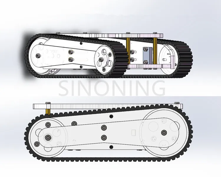 Acrylic Robot Tank chassis CNC making beautiful platform for arduino