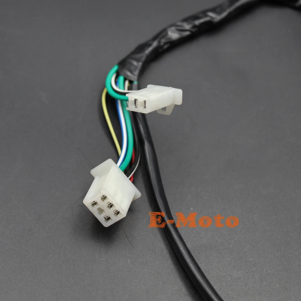 Motor Wiring Harness Pit Bike For 50cc 70cc 110cc 125cc Lifan Loncin Zongshen SSR Taotao